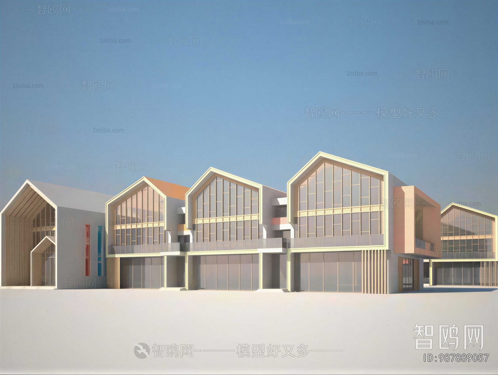 Modern Appearance Of Commercial Building