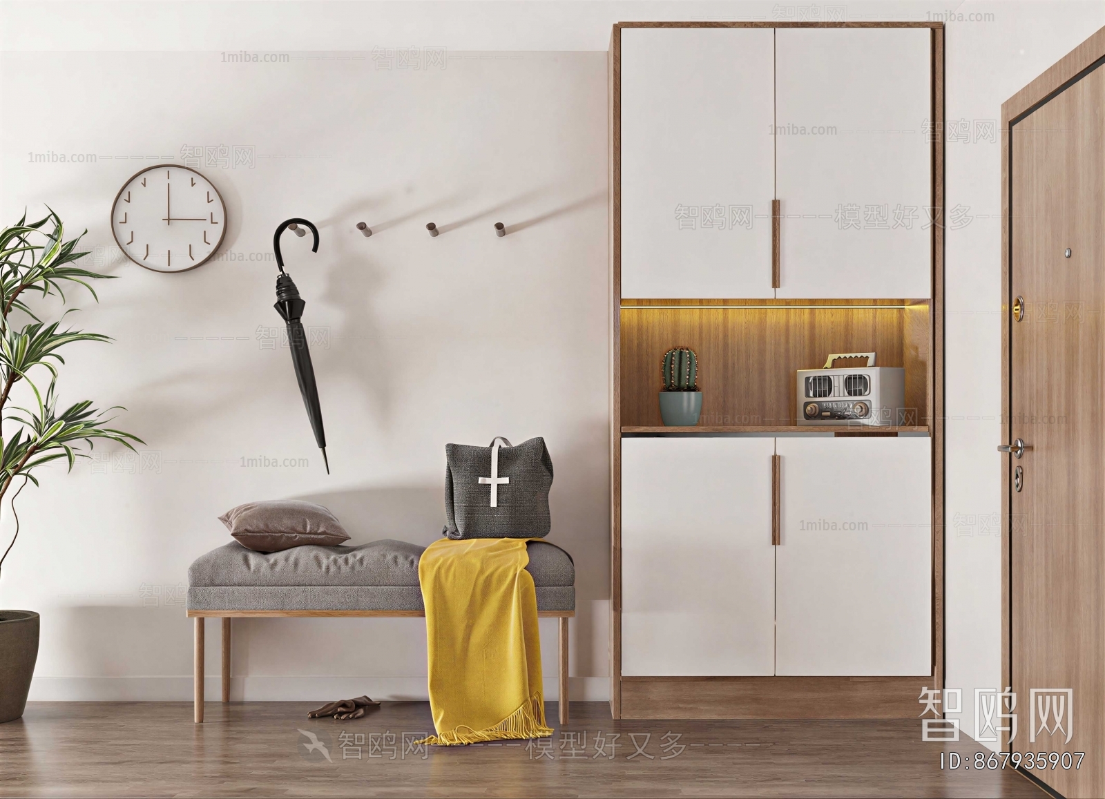 Nordic Style Shoe Cabinet