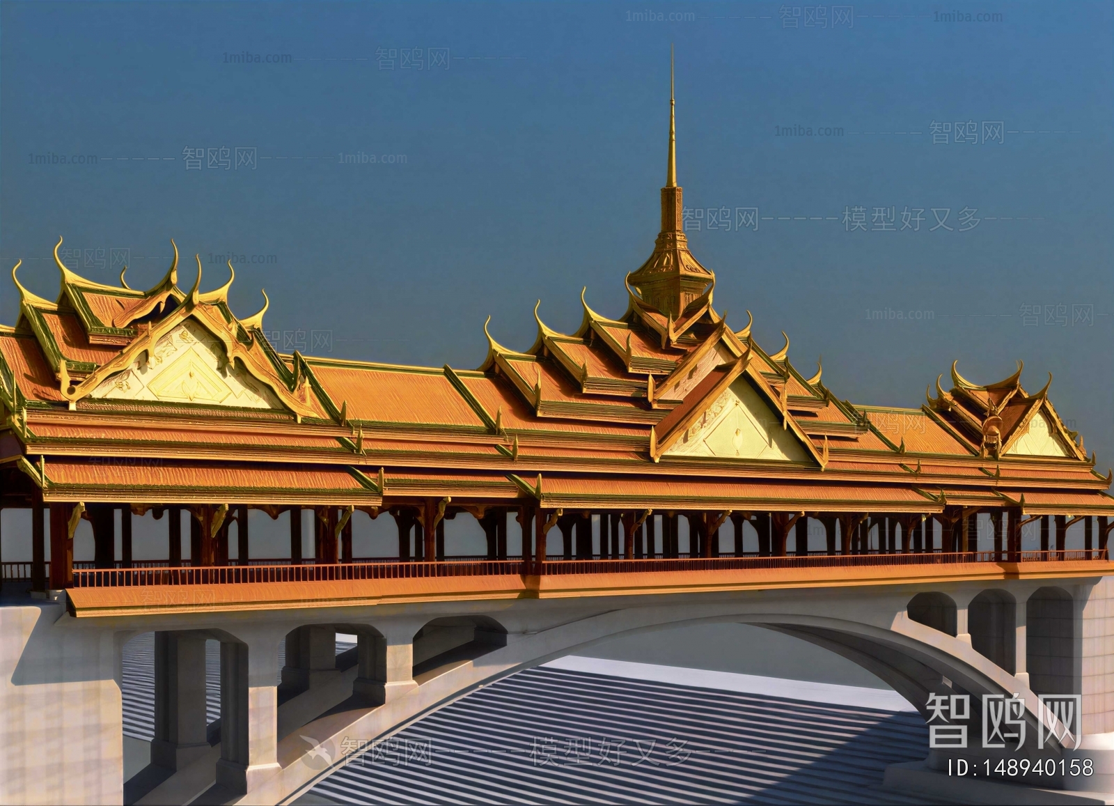 Southeast Asian Style Bridge