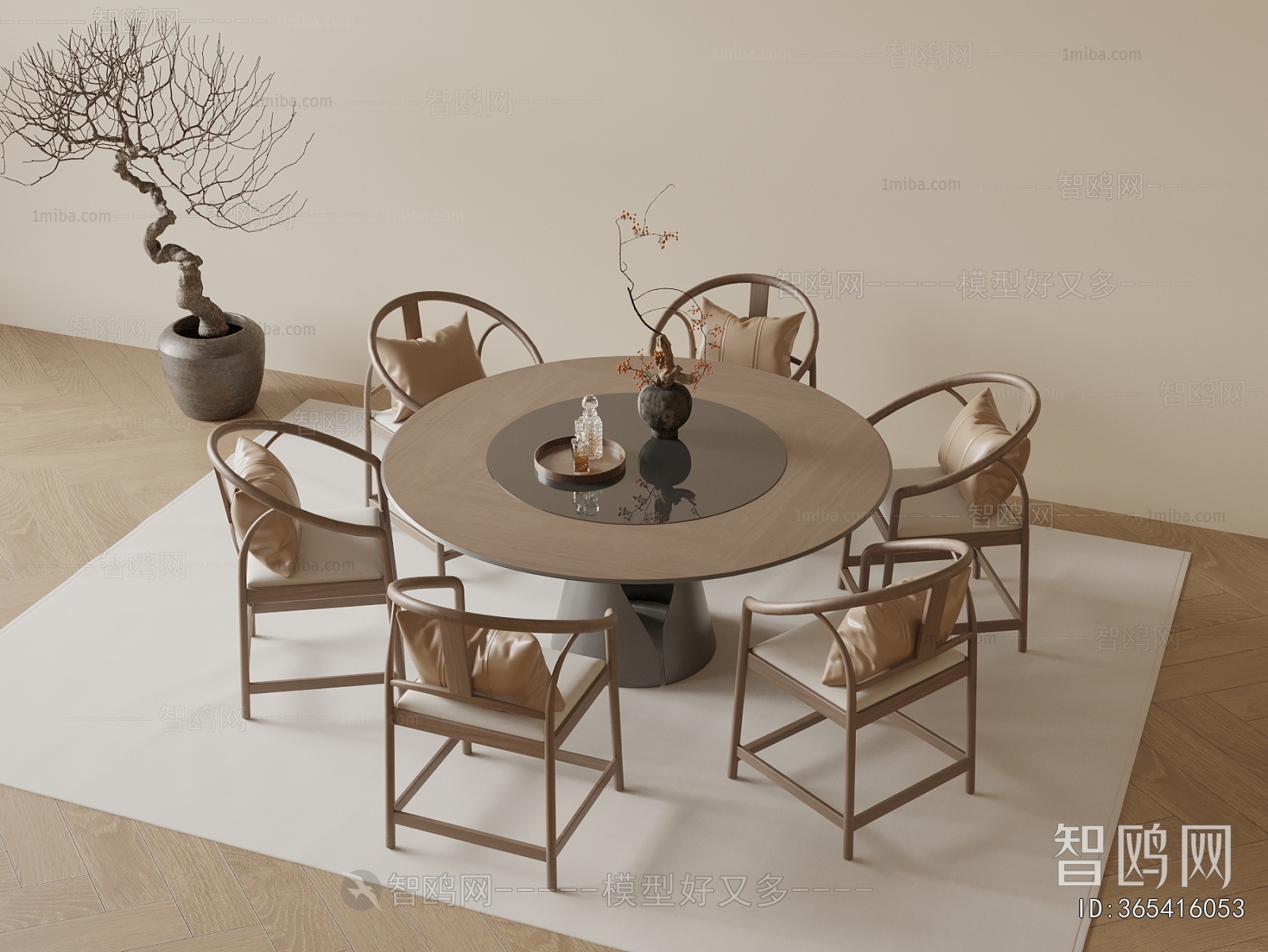New Chinese Style Dining Table And Chairs