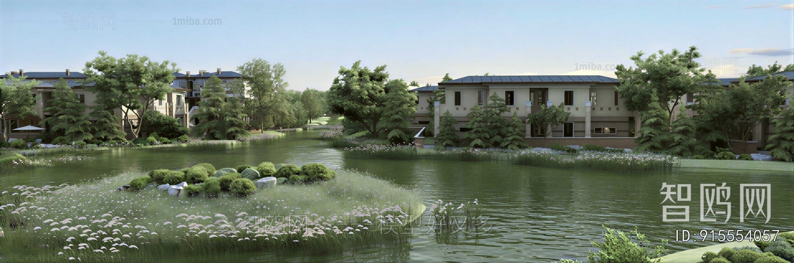 Modern Park Landscape