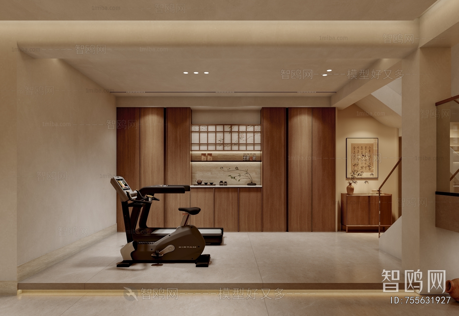 Modern Home Fitness Room