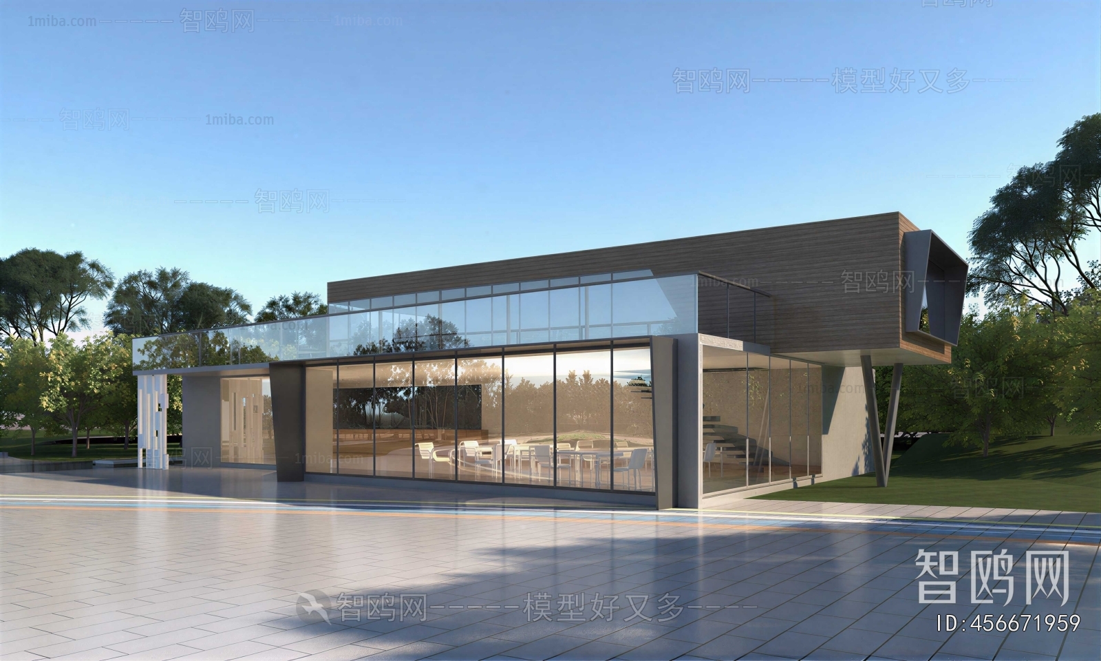 Modern Appearance Of Commercial Building