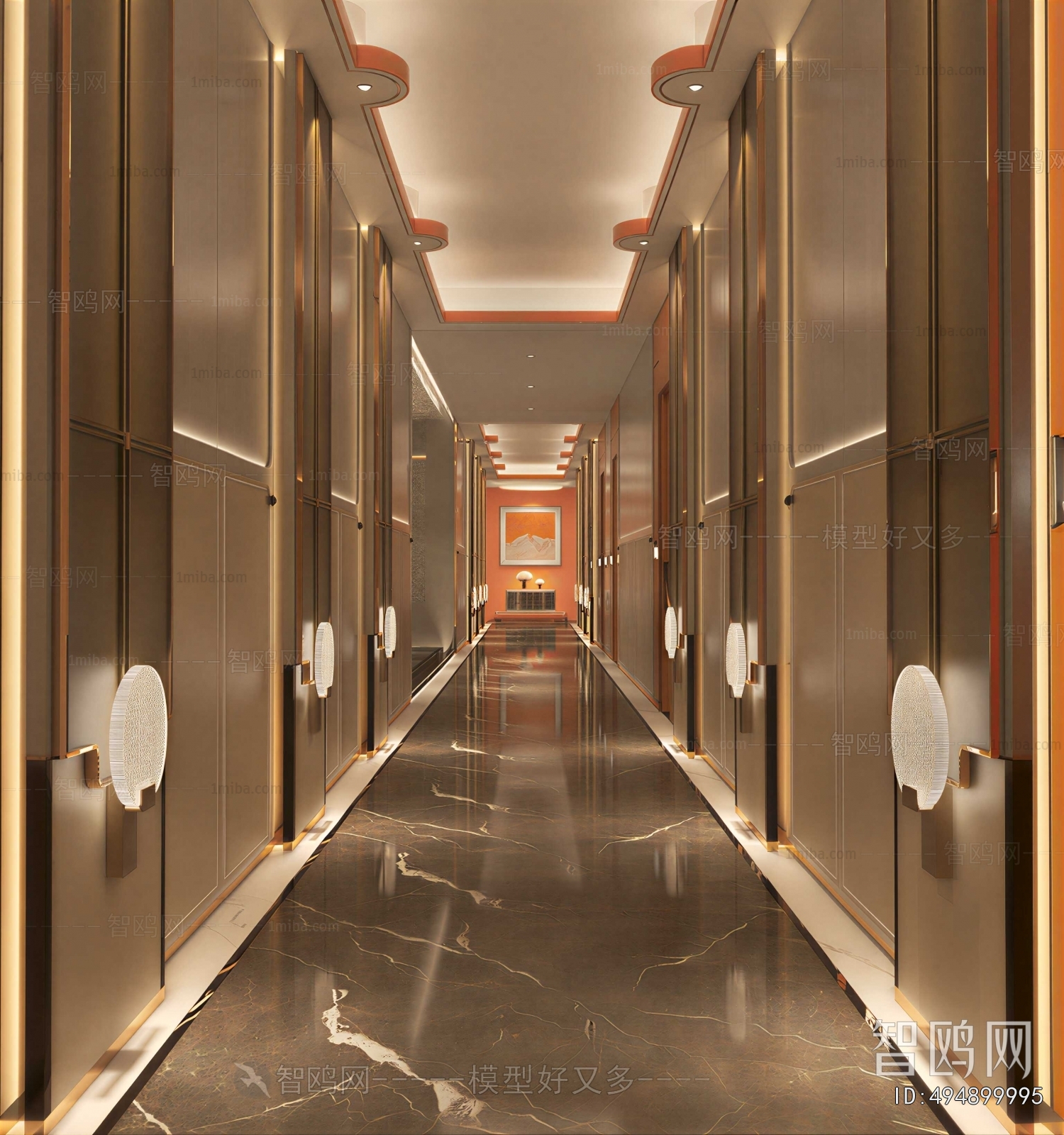 New Chinese Style Corridor
