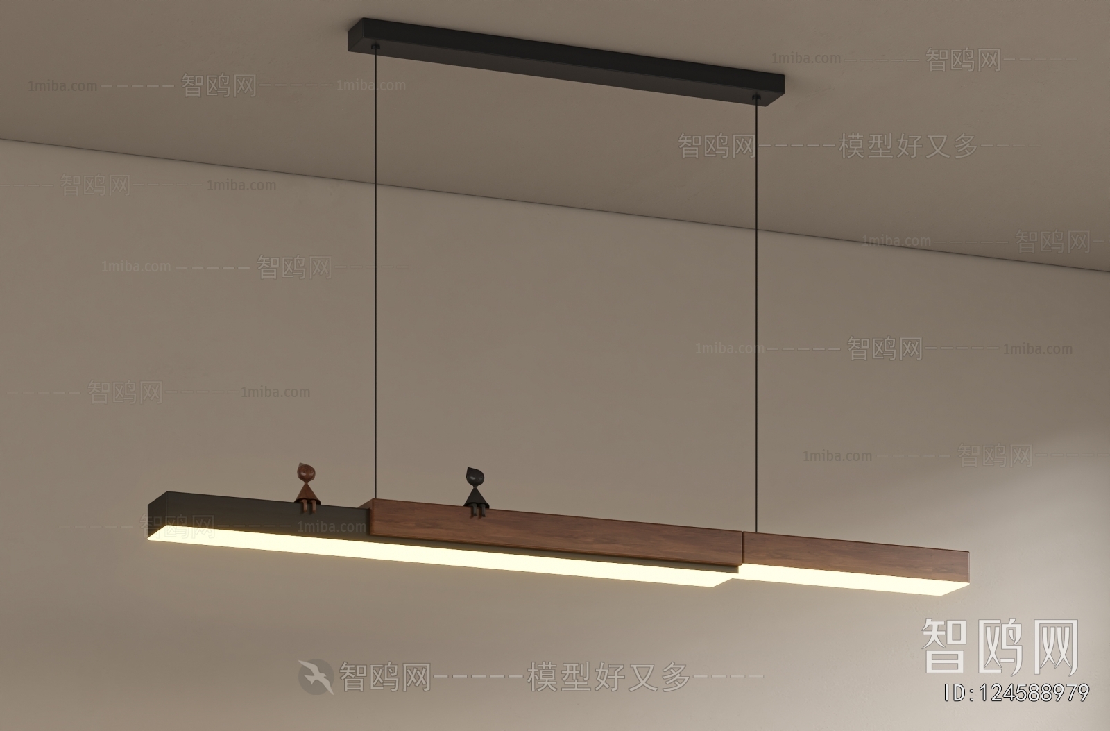 Modern Long Chandelier
