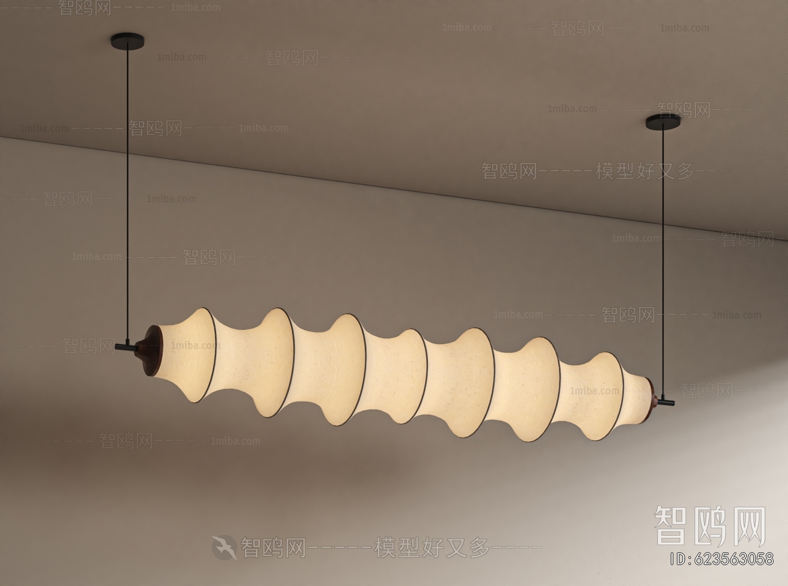 Modern Long Chandelier