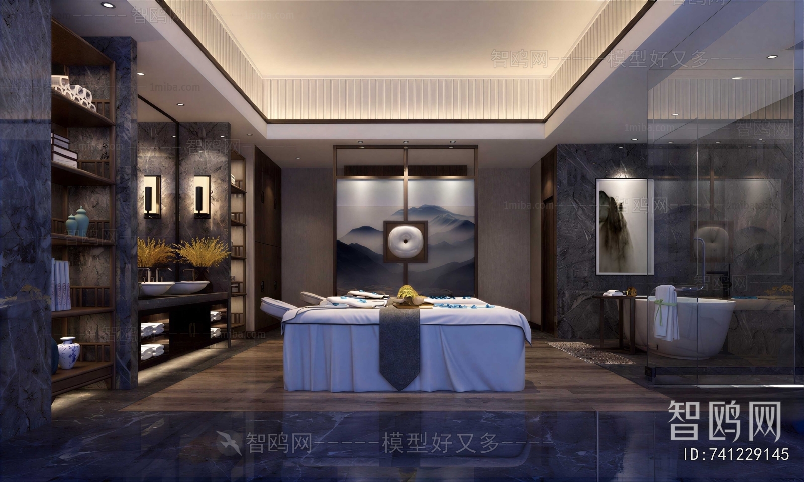 New Chinese Style Beauty/foot Bath Spa/ Bath Center
