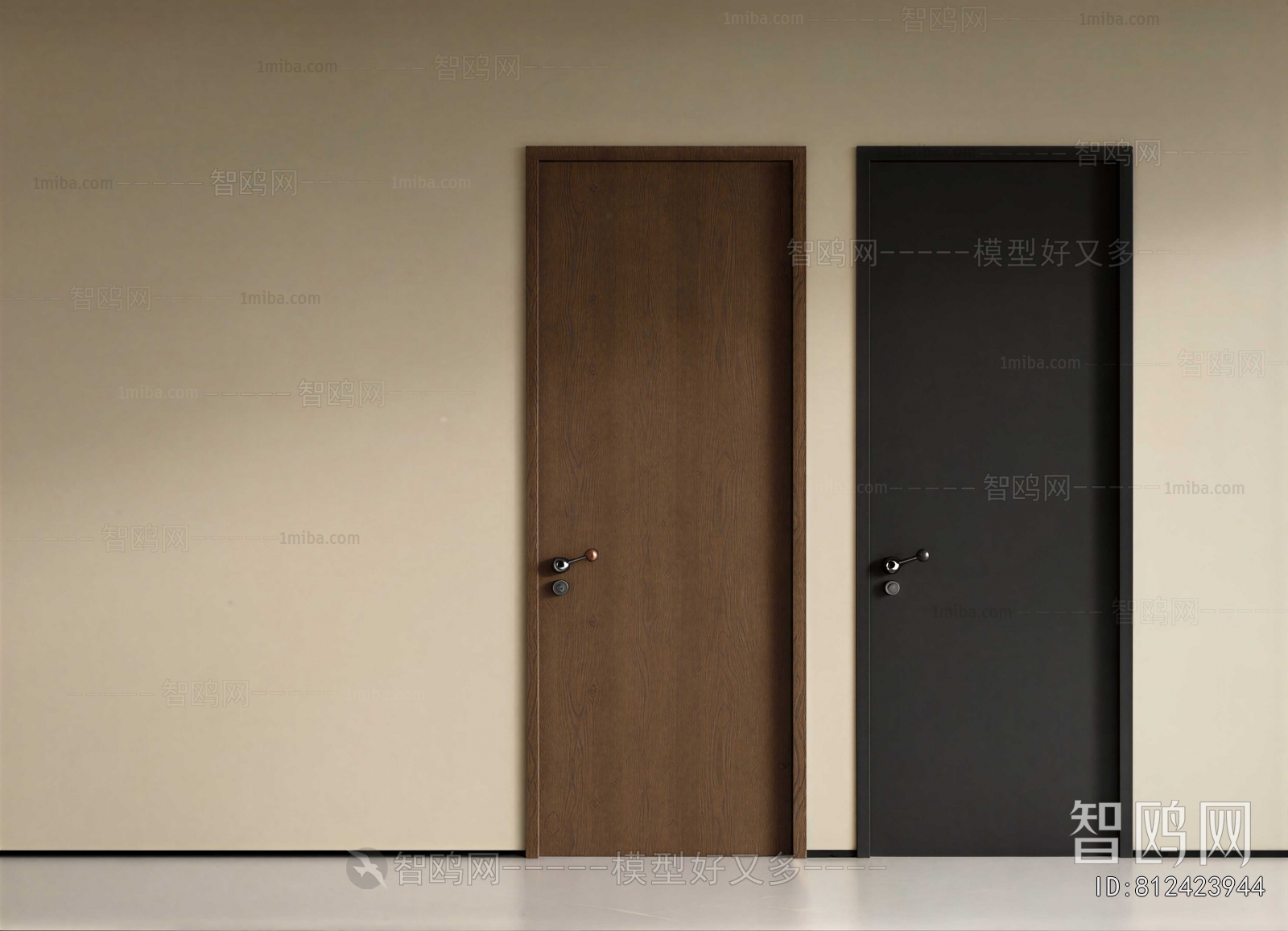 Modern Single Door