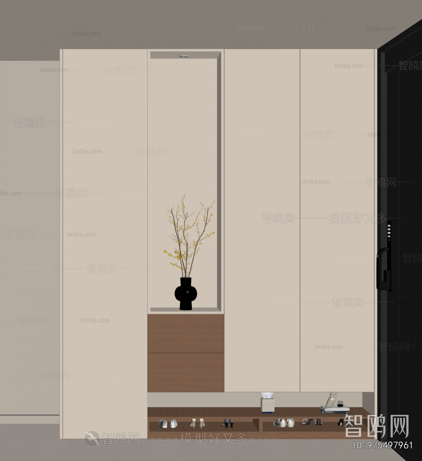 Modern Shoe Cabinet