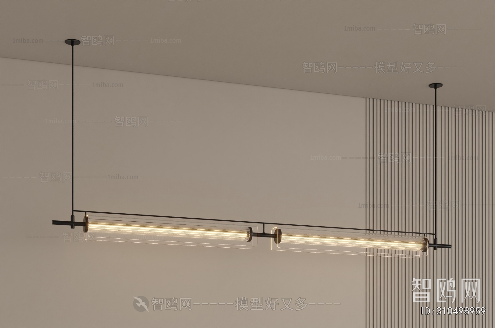 Modern Long Chandelier