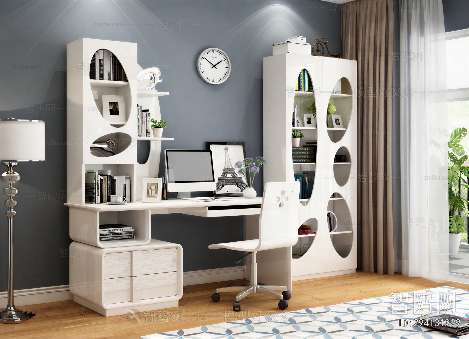 Modern Computer Desk And Chair