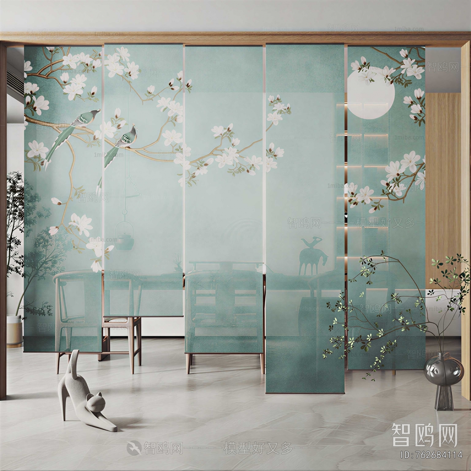 New Chinese Style Door Curtain