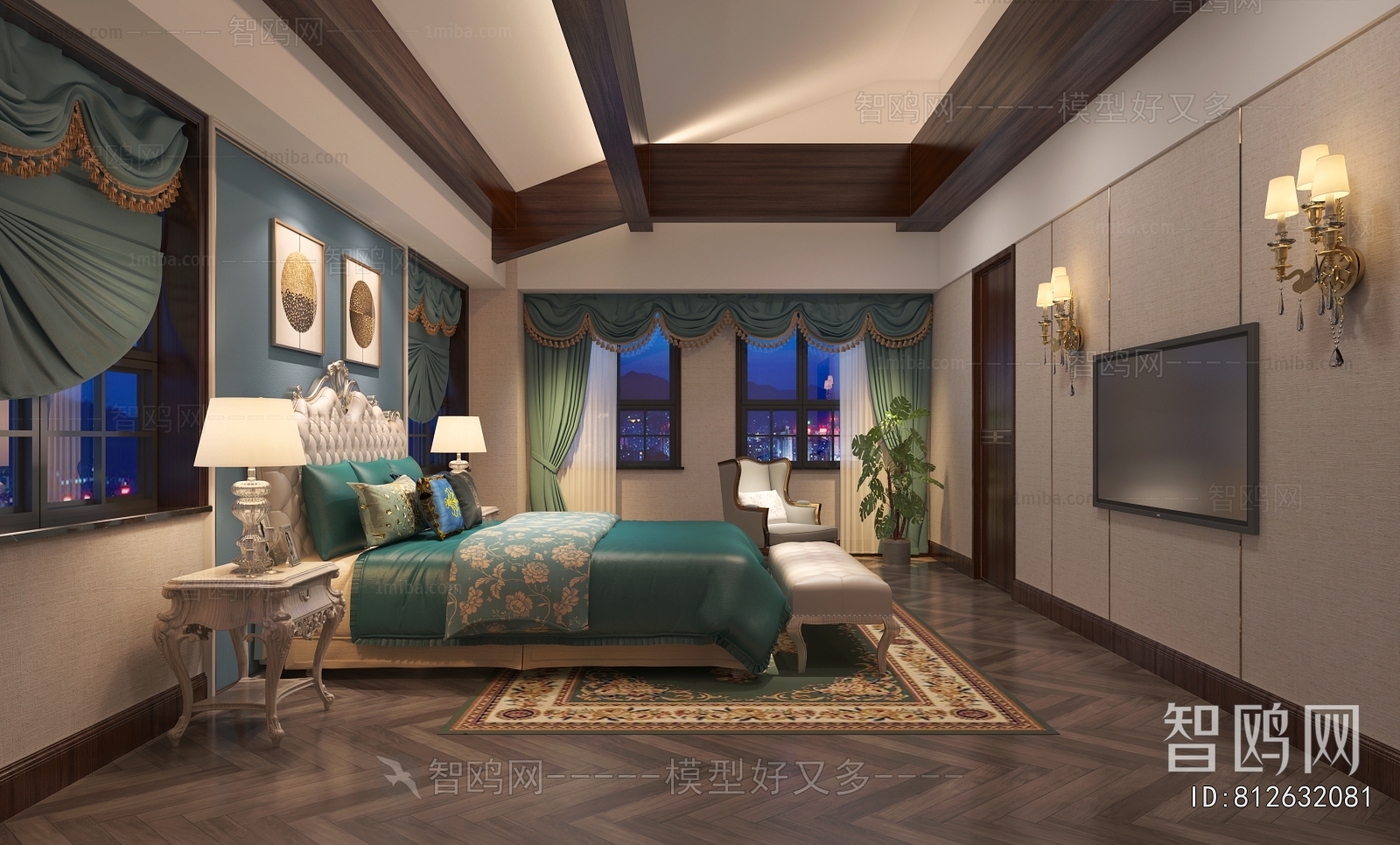 American Style Bedroom