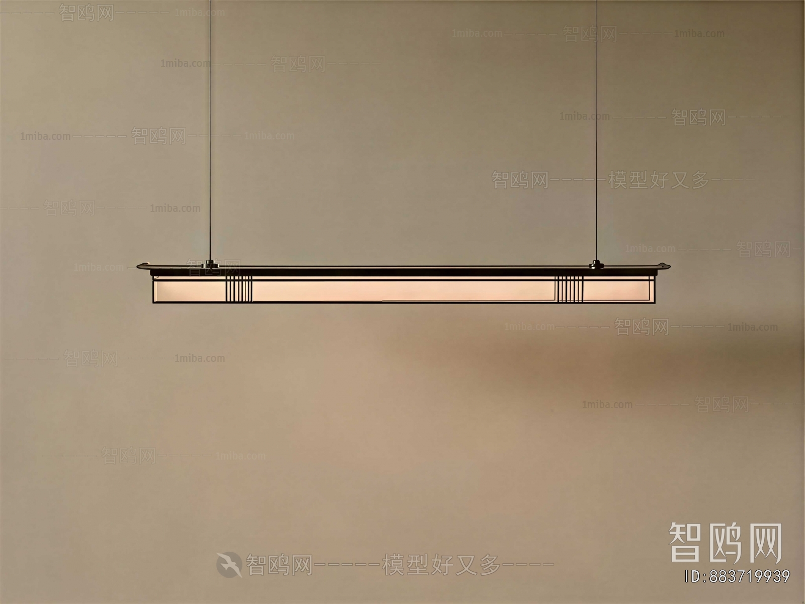 Modern Long Chandelier