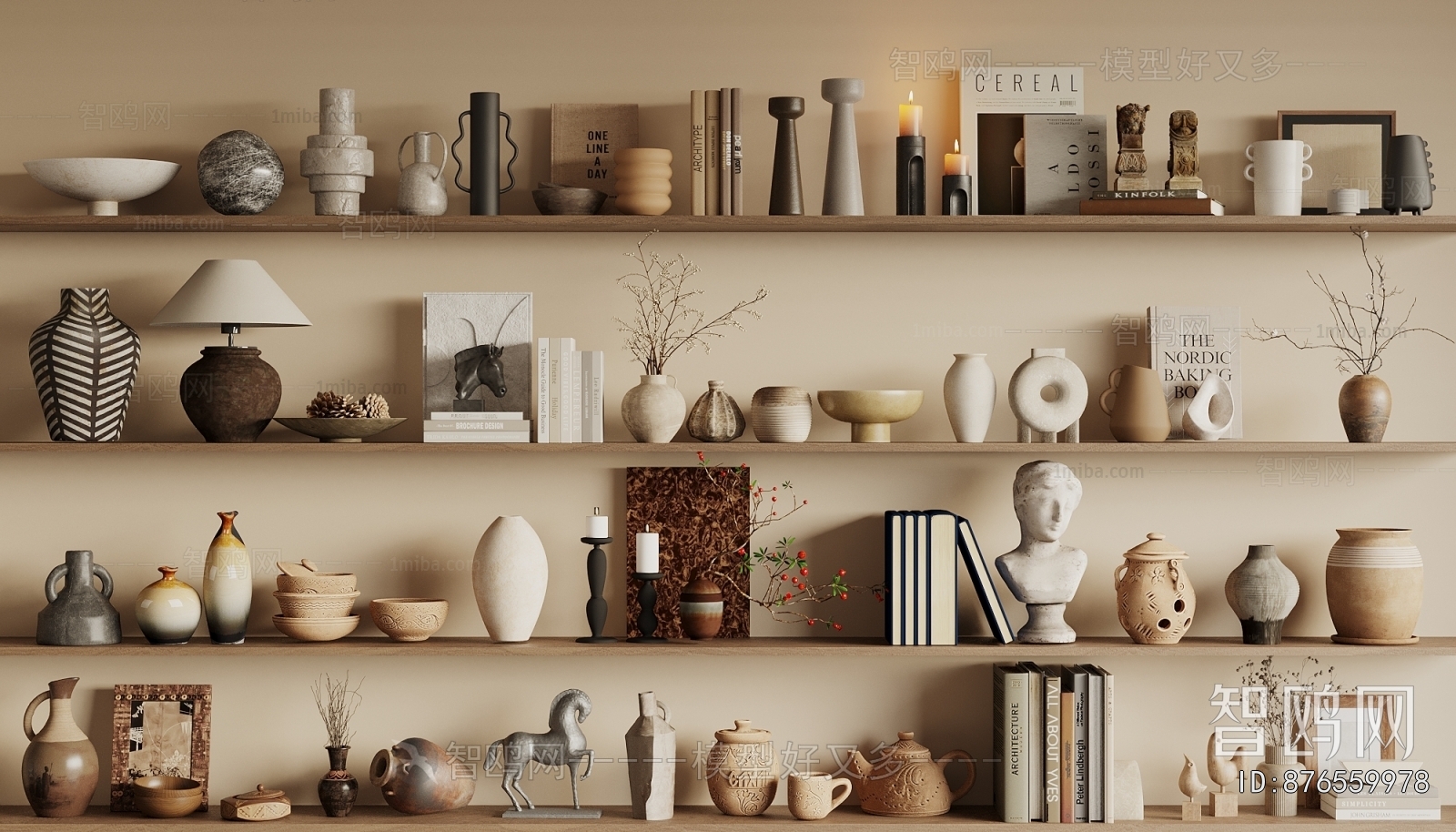Wabi-sabi Style Decorative Set