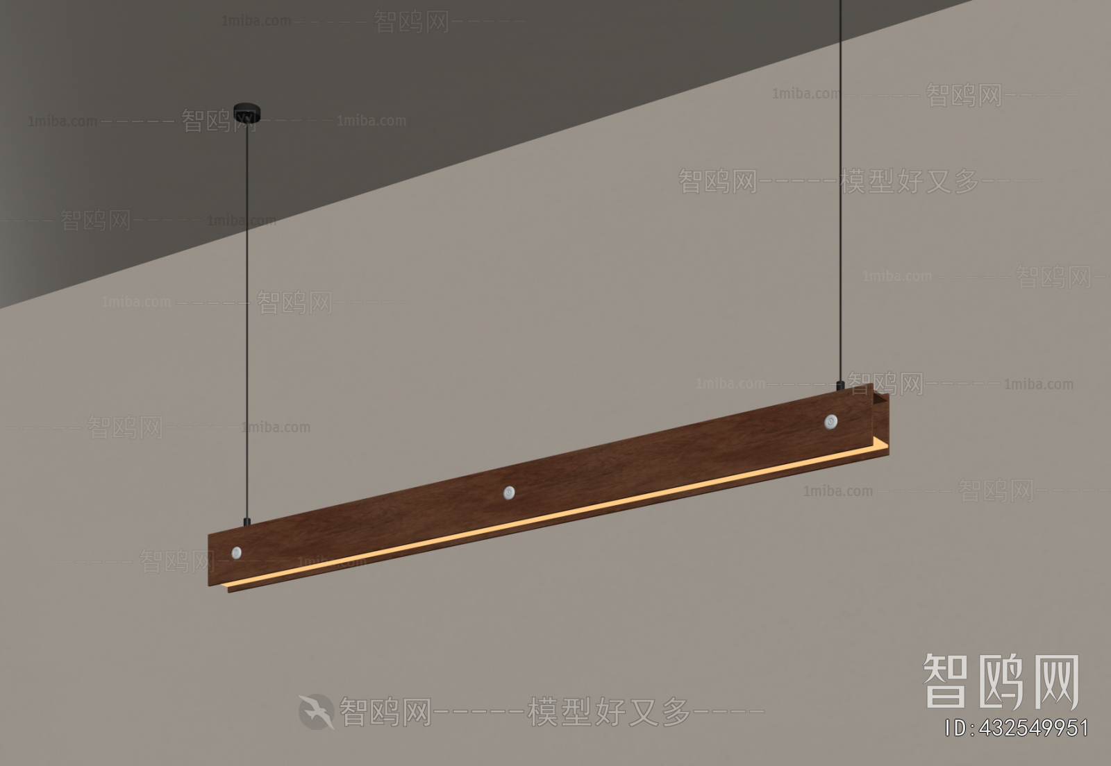 Modern Long Chandelier