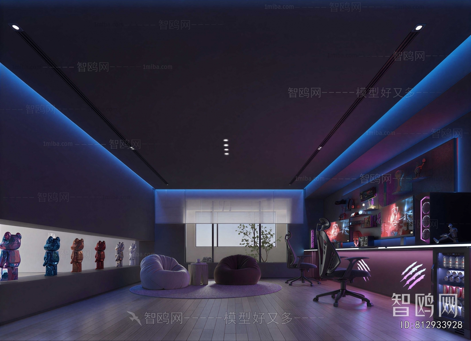 Modern E-sports Room