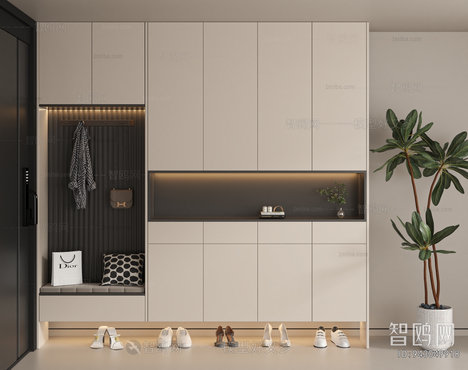 Modern Shoe Cabinet