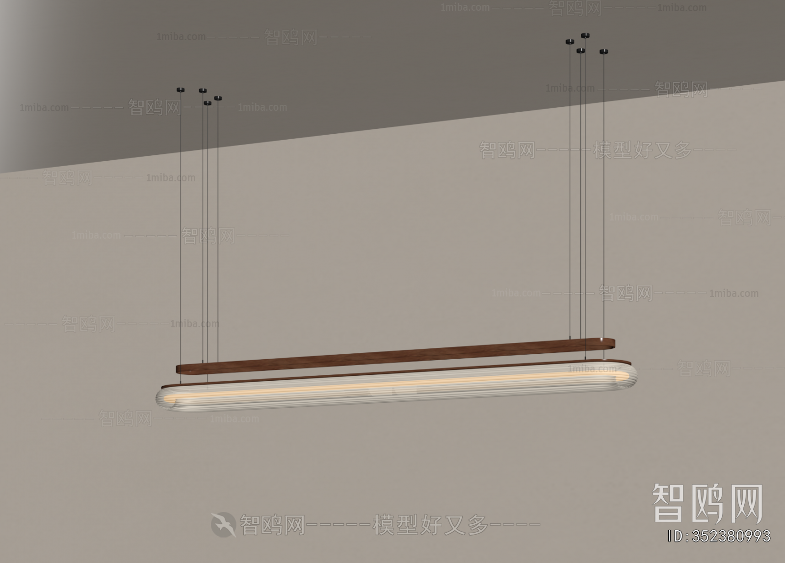 Modern Long Chandelier