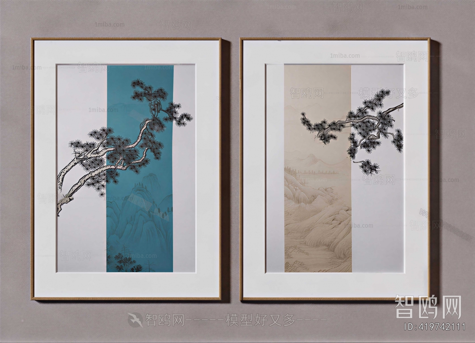 New Chinese Style Painting