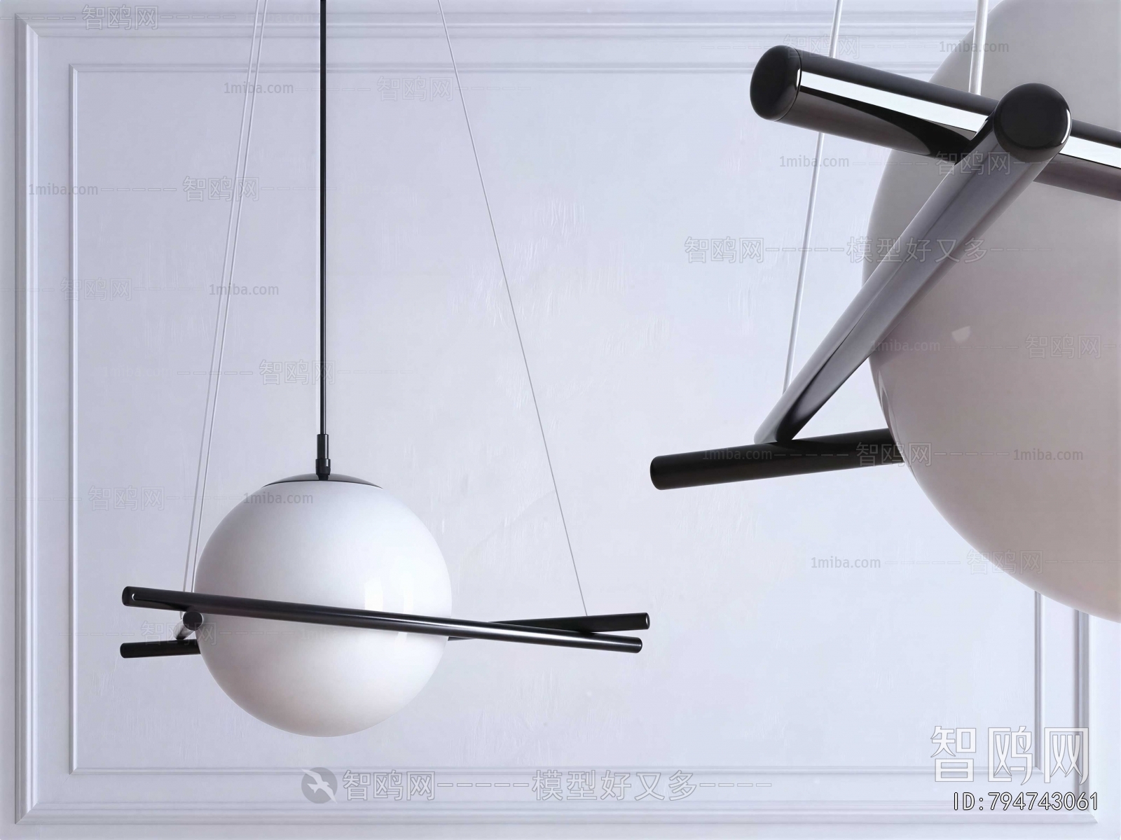 Modern Long Chandelier