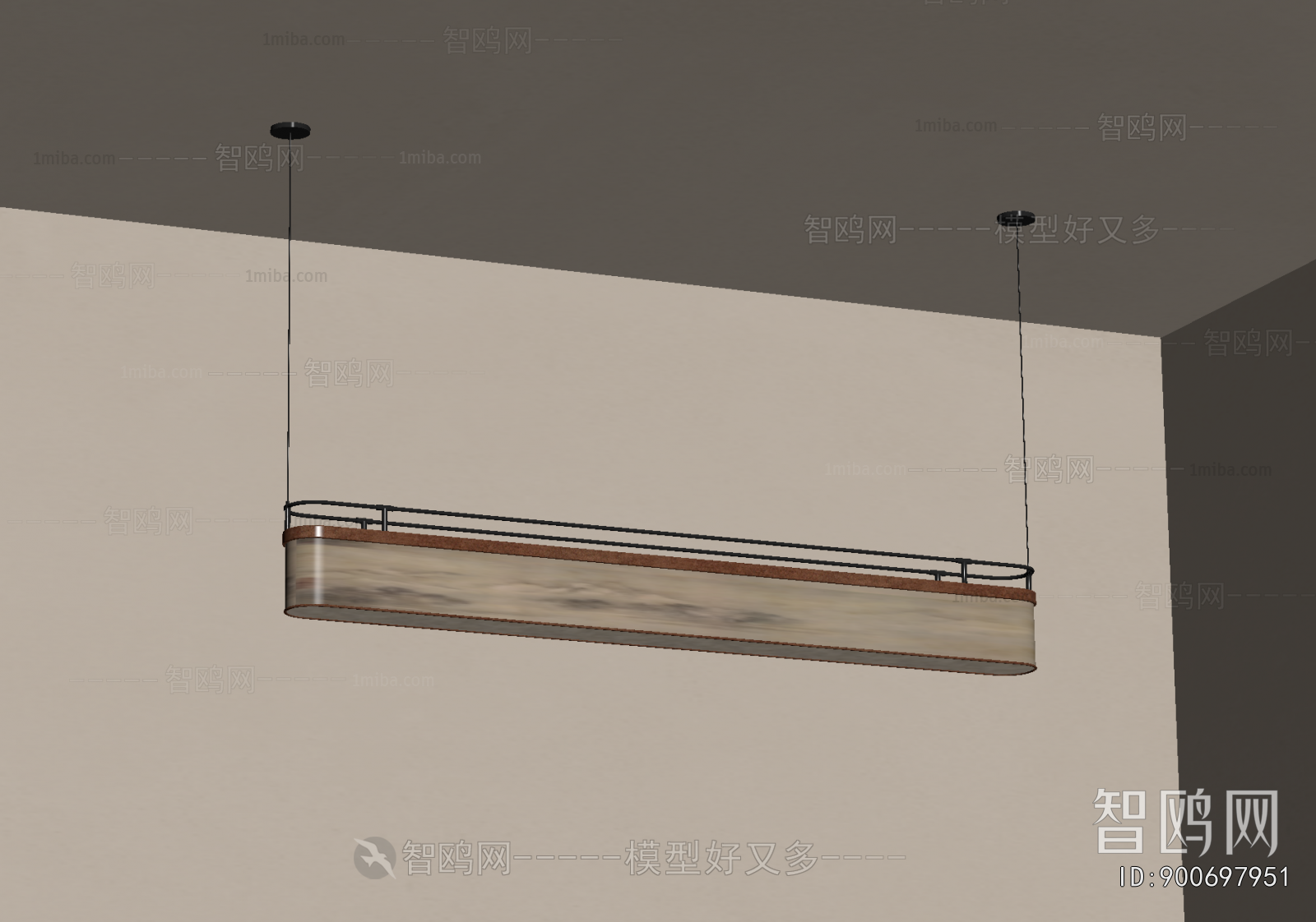 Modern Long Chandelier