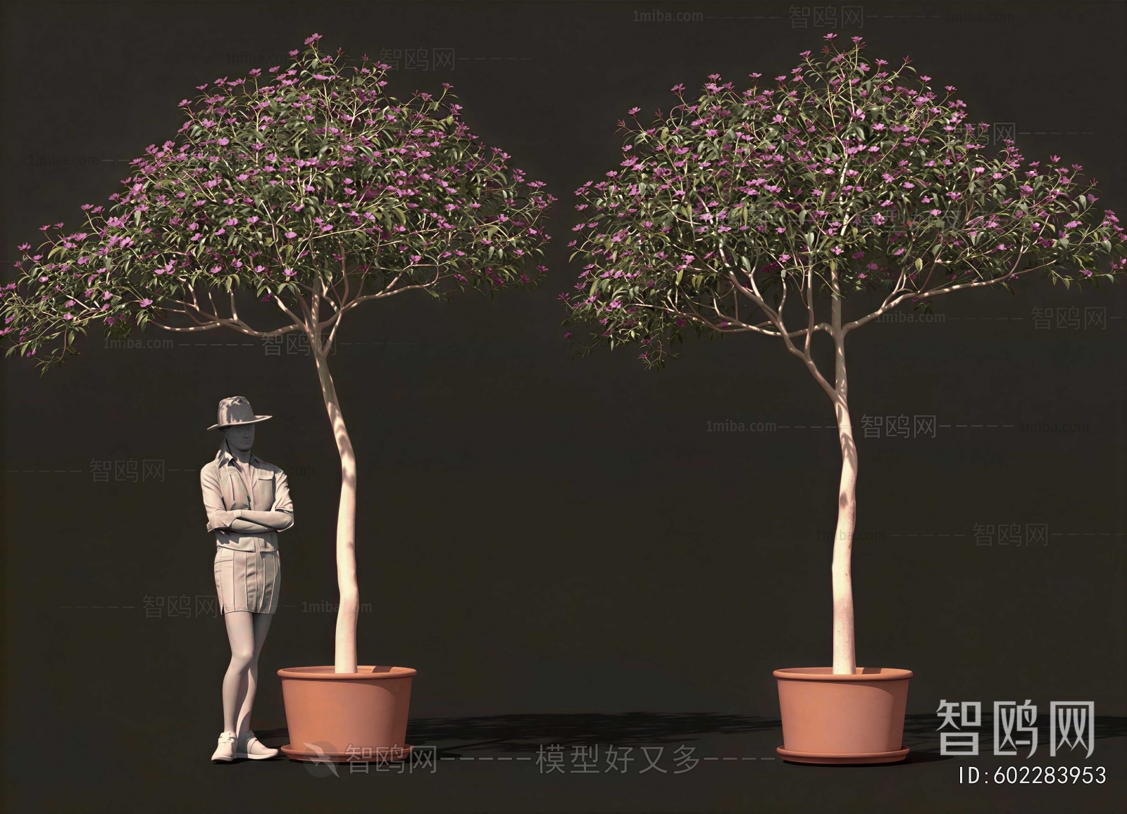 Modern Ground Green Plant Potted Plants