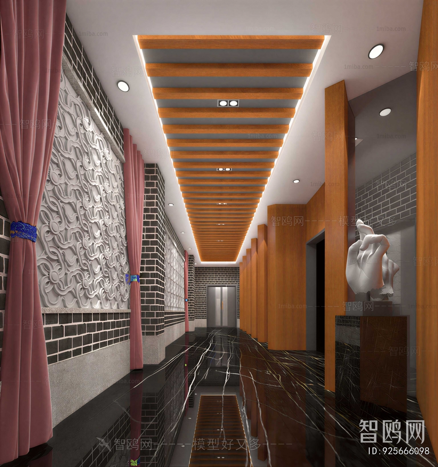 Modern Corridor/elevator Hall