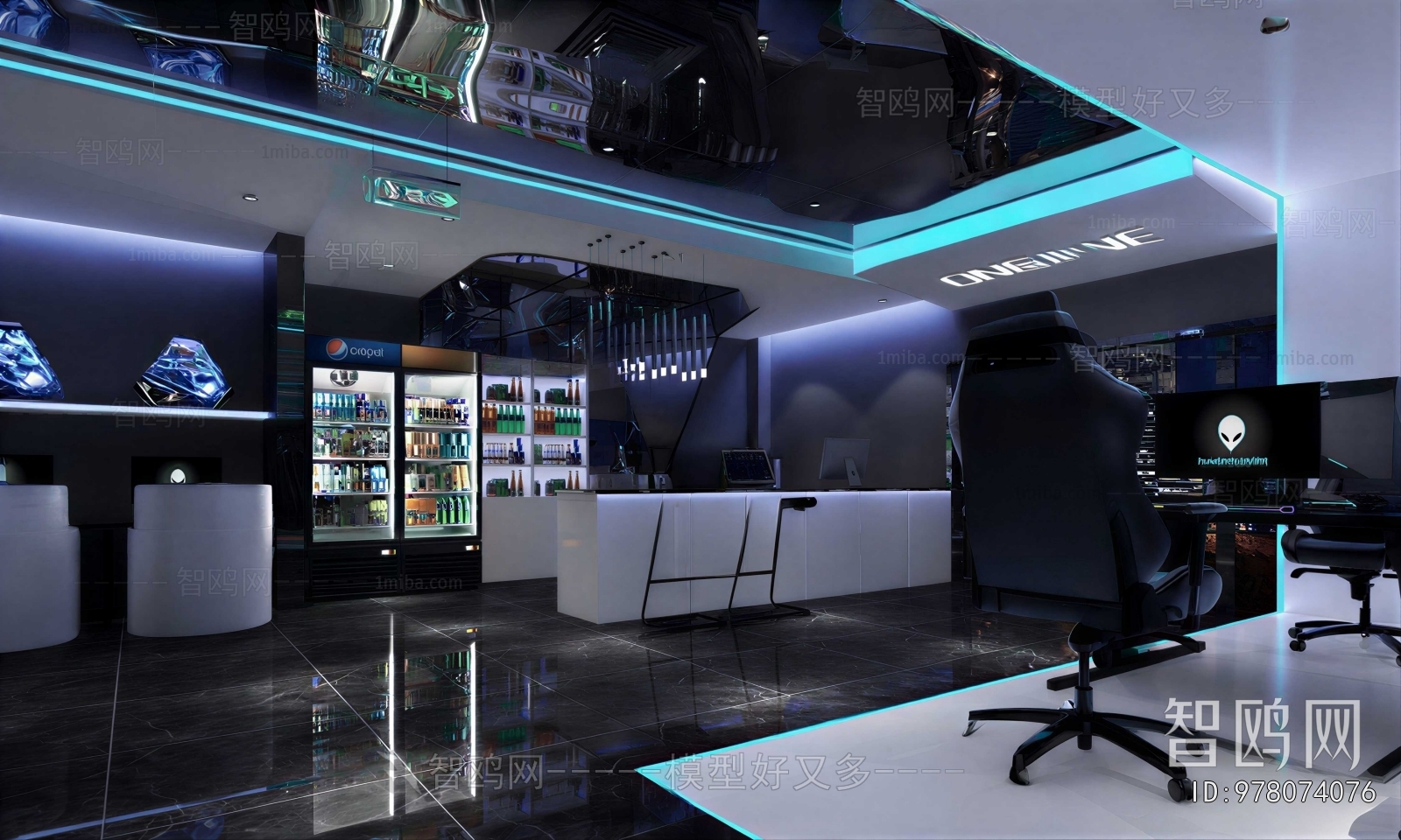 Modern Internet Cafe
