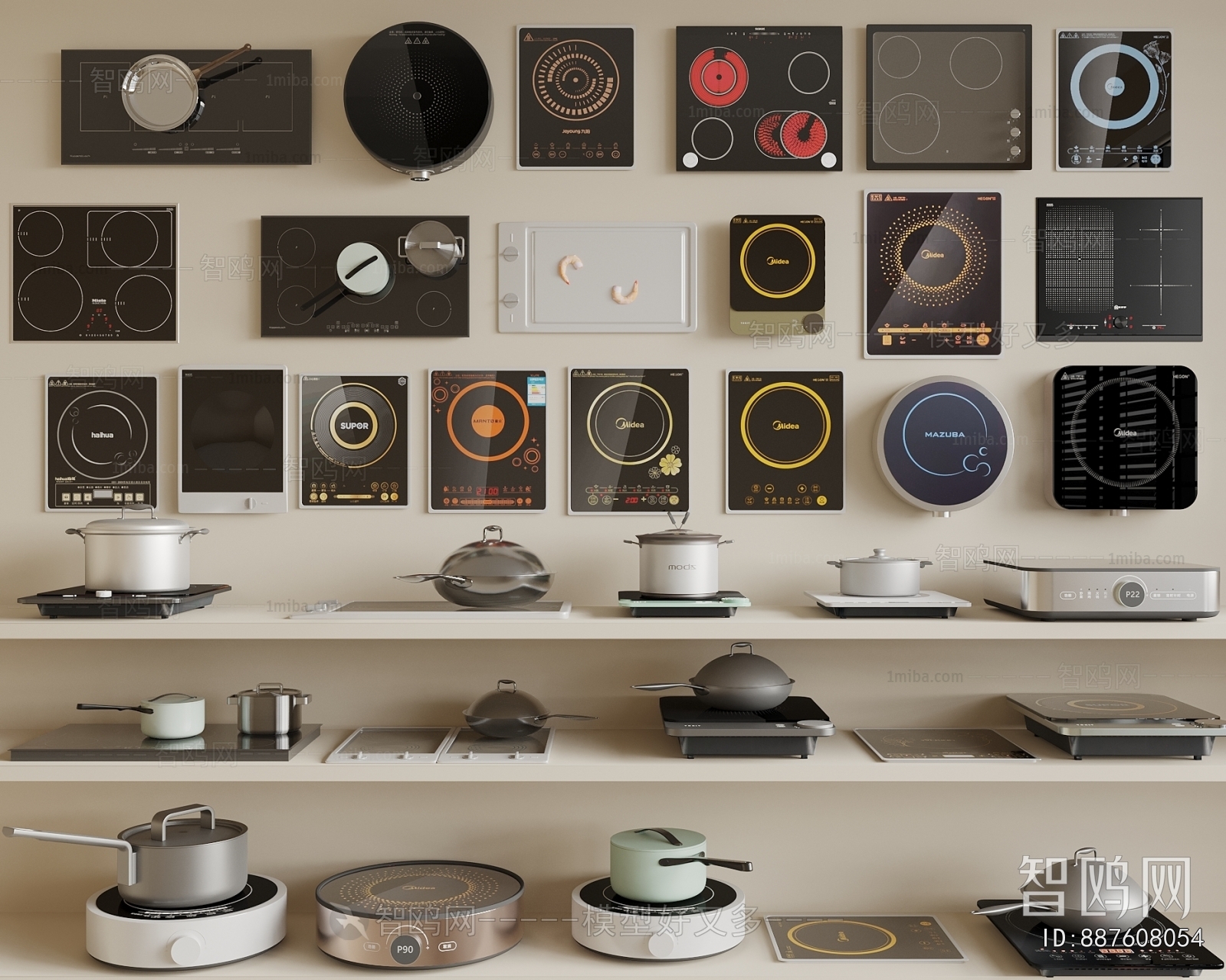 Modern Kitchen Electric Gas Range