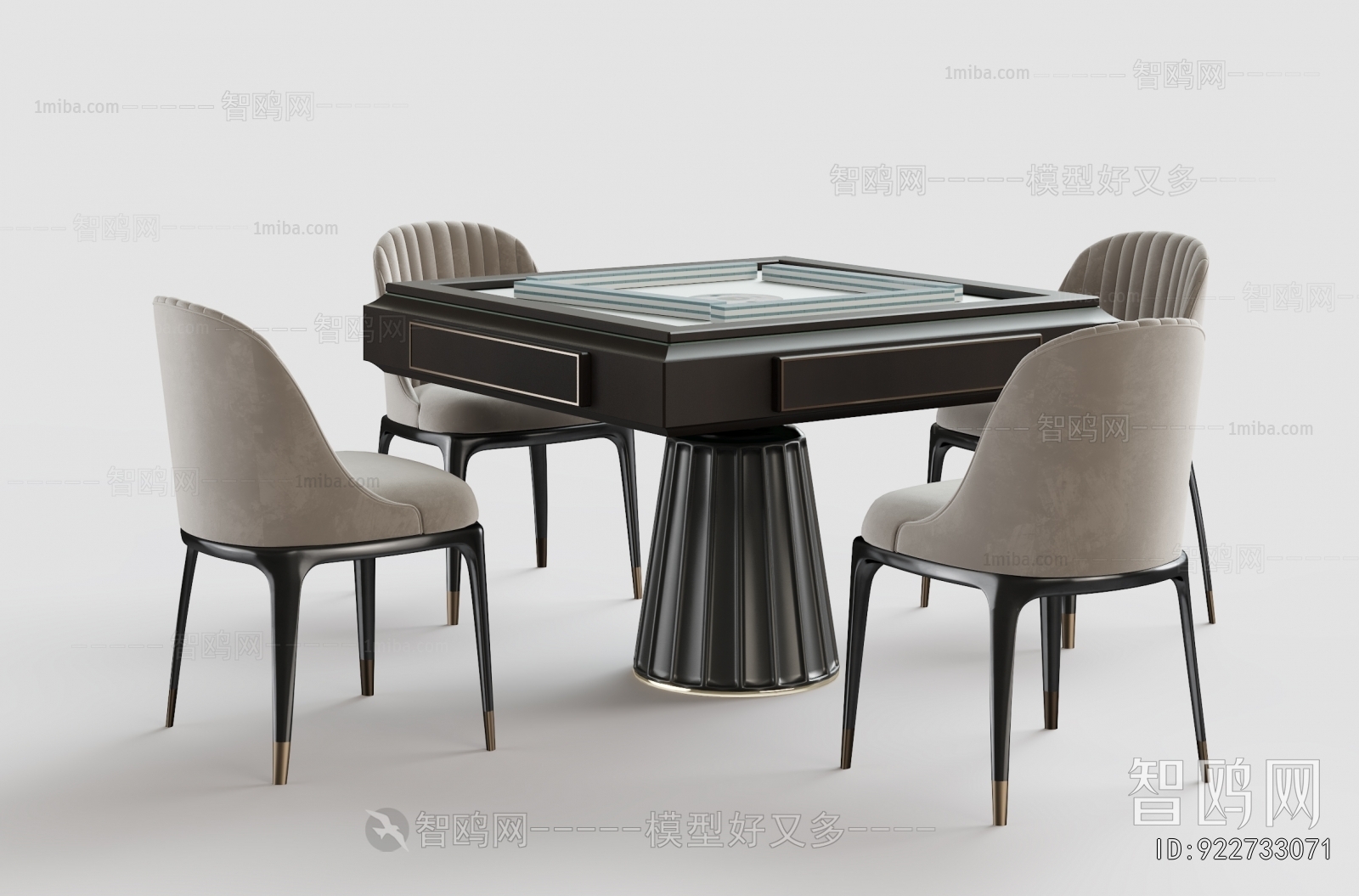 Modern Mahjong Tables And Chairs