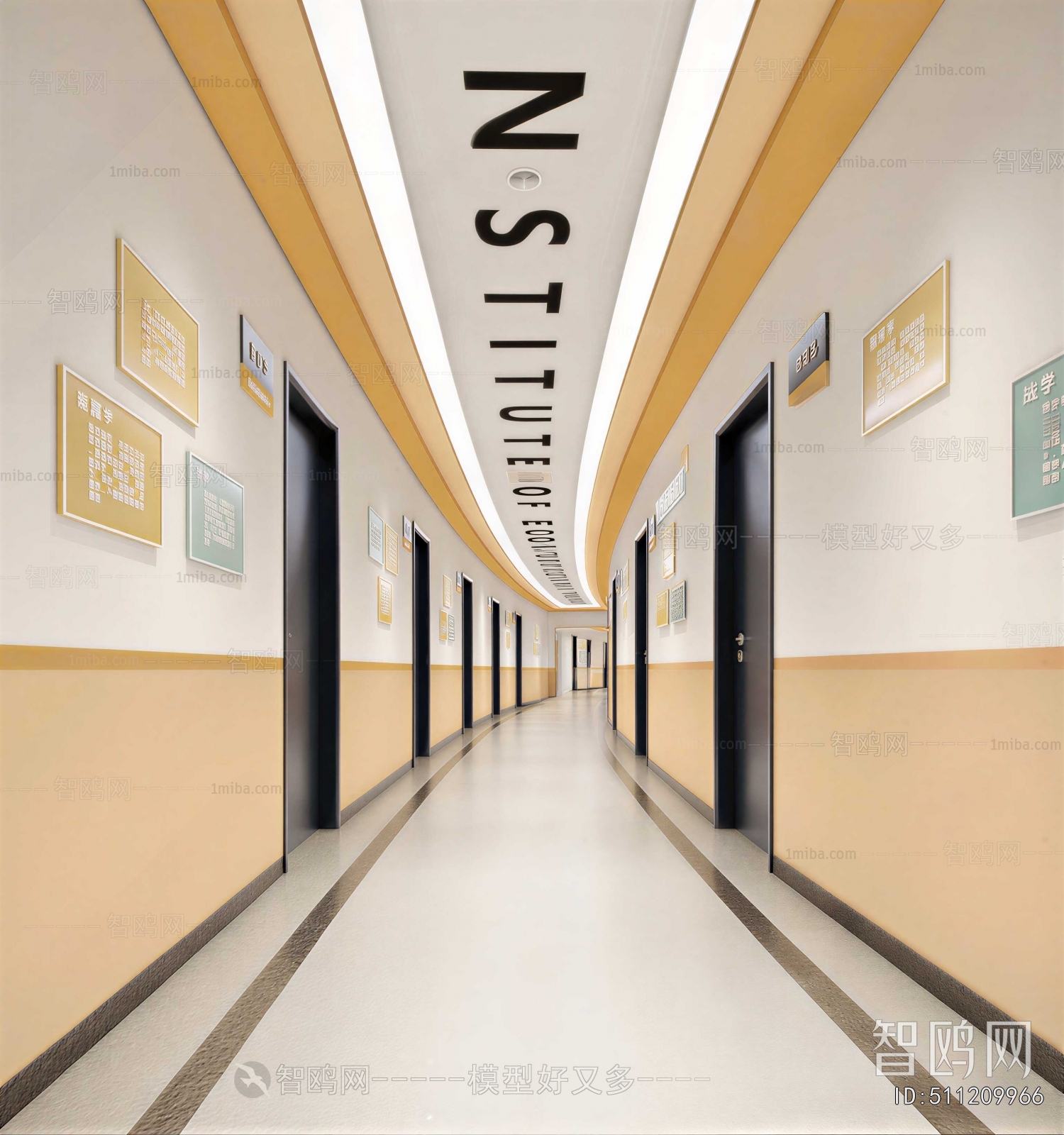 Modern Corridor/elevator Hall