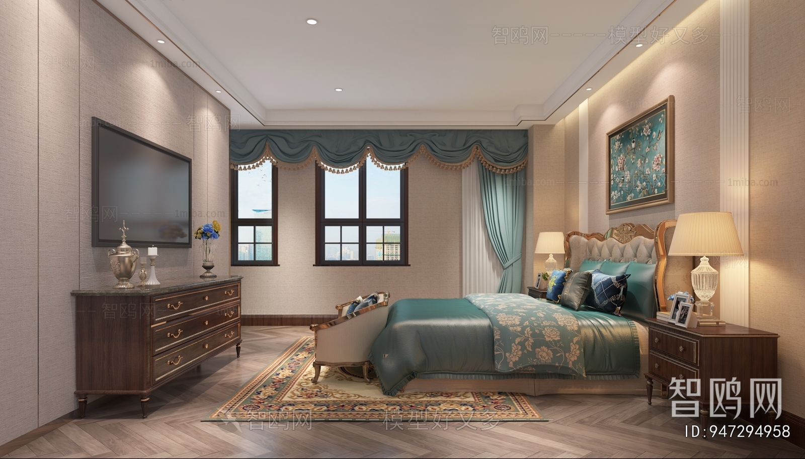American Style Bedroom