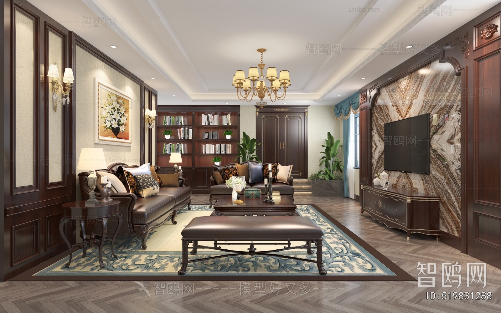 American Style A Living Room