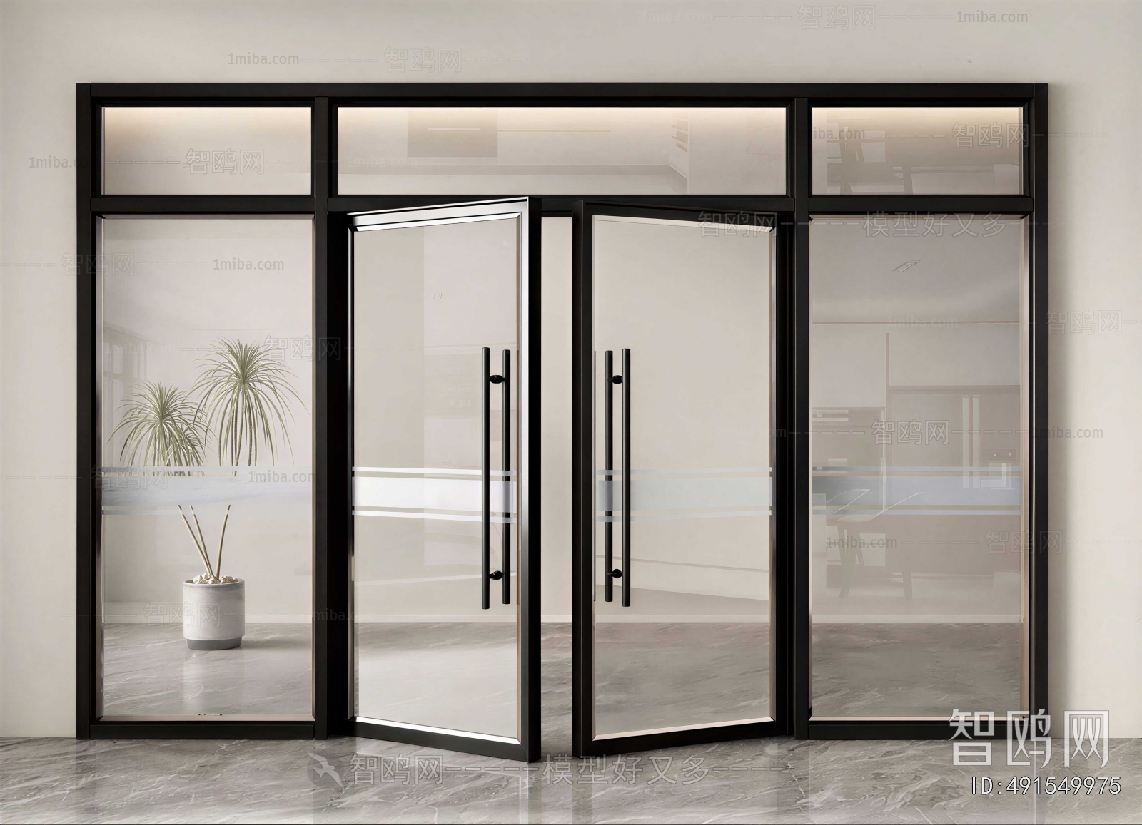 Modern Double Door