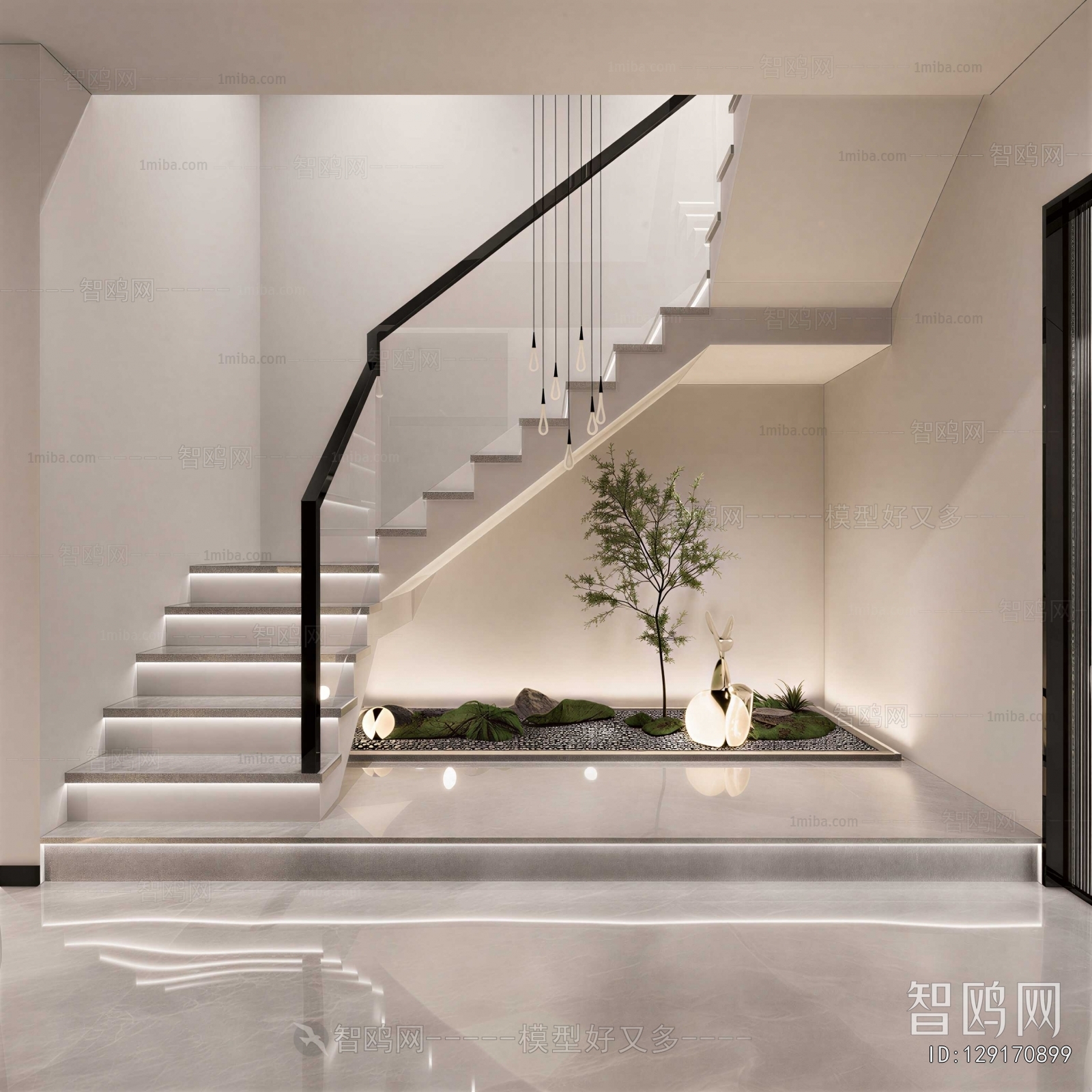 New Chinese Style Stairwell