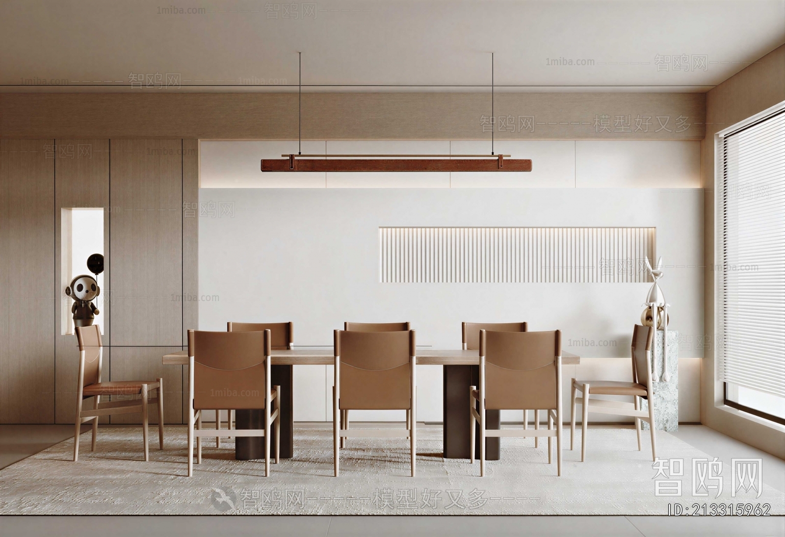 New Chinese Style Dining Room