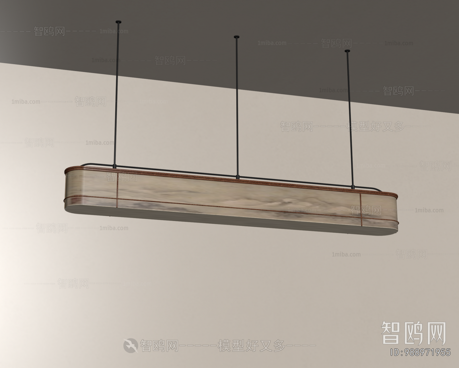 Modern Long Chandelier