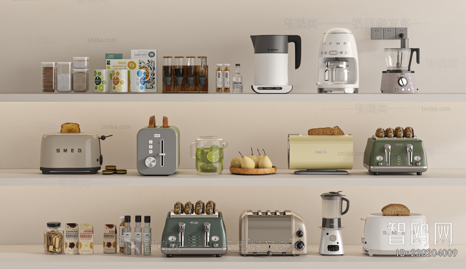 Modern Electric Kitchen Appliances