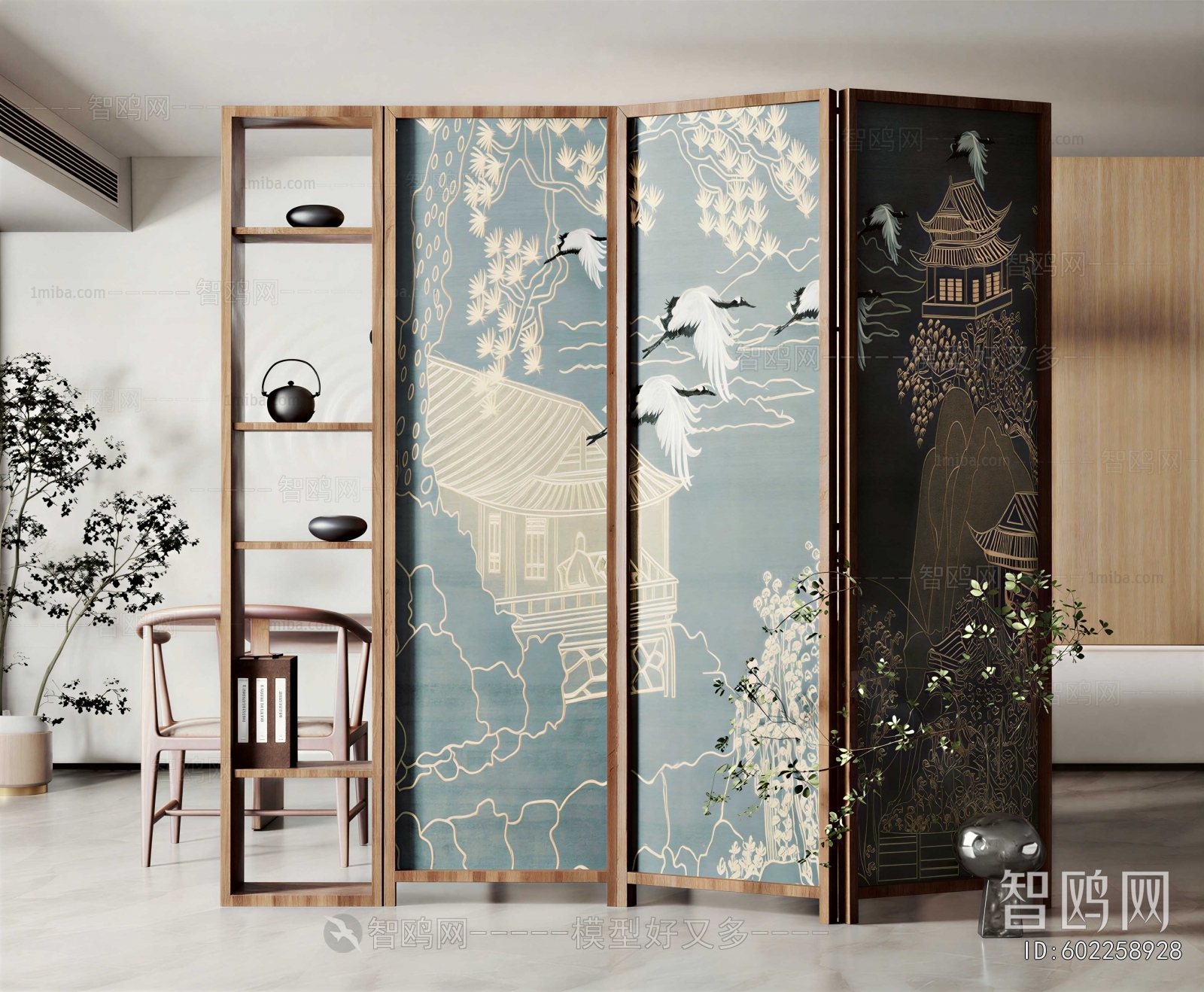 New Chinese Style Partition