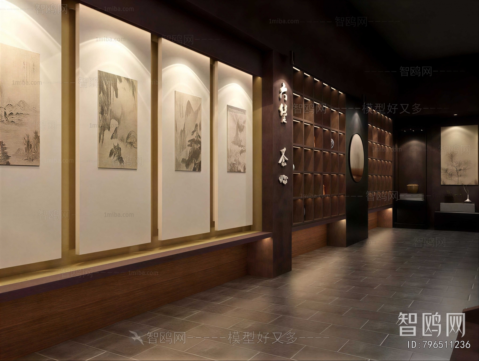 New Chinese Style Exhibition Hall