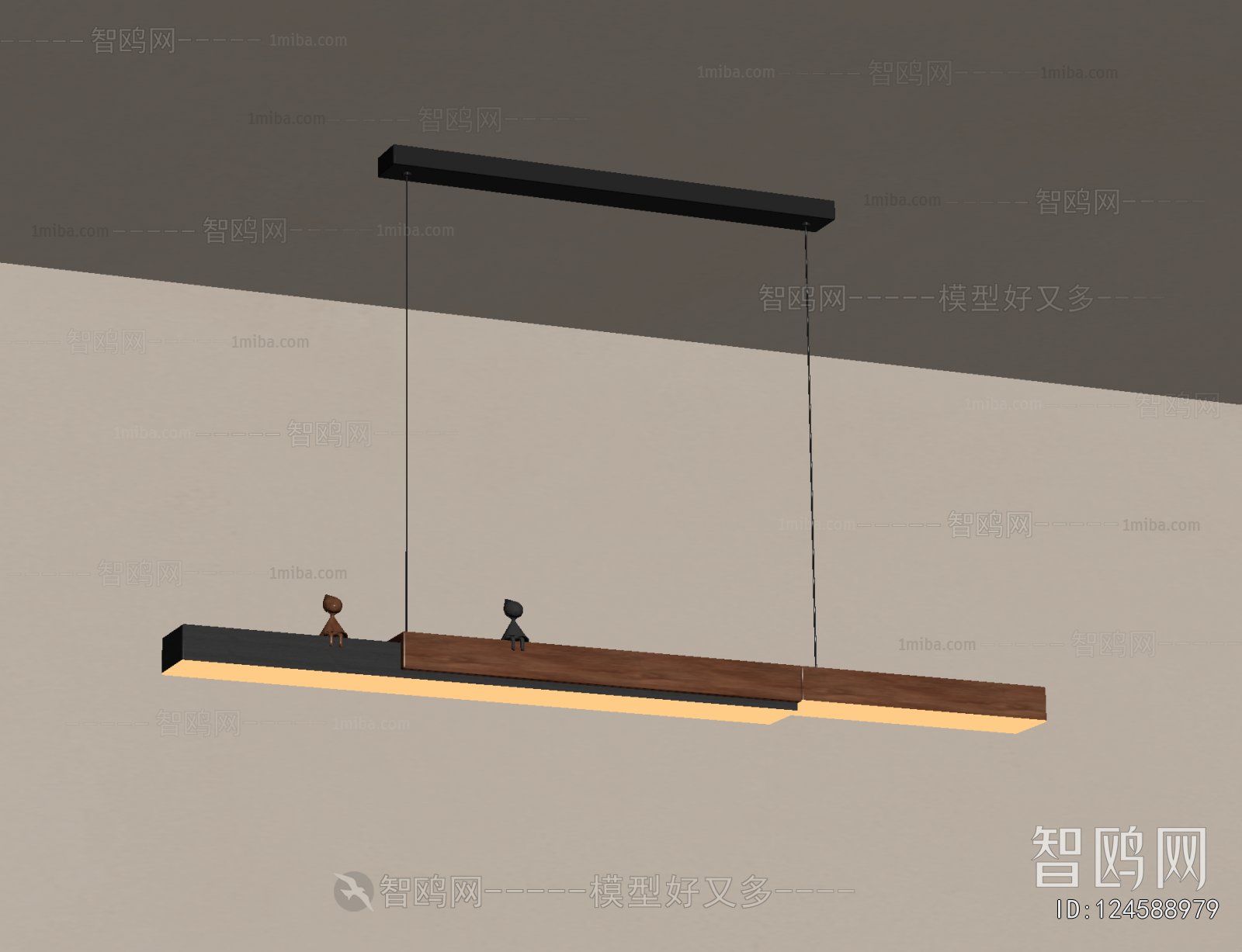 Modern Long Chandelier