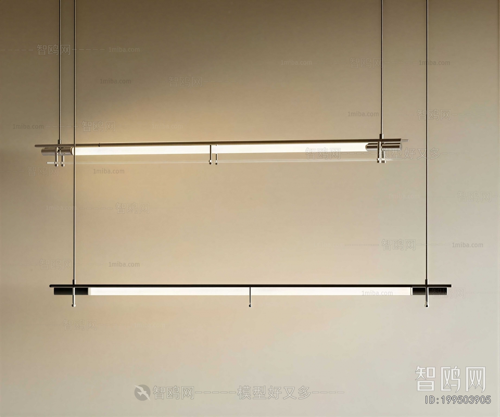 Modern Long Chandelier