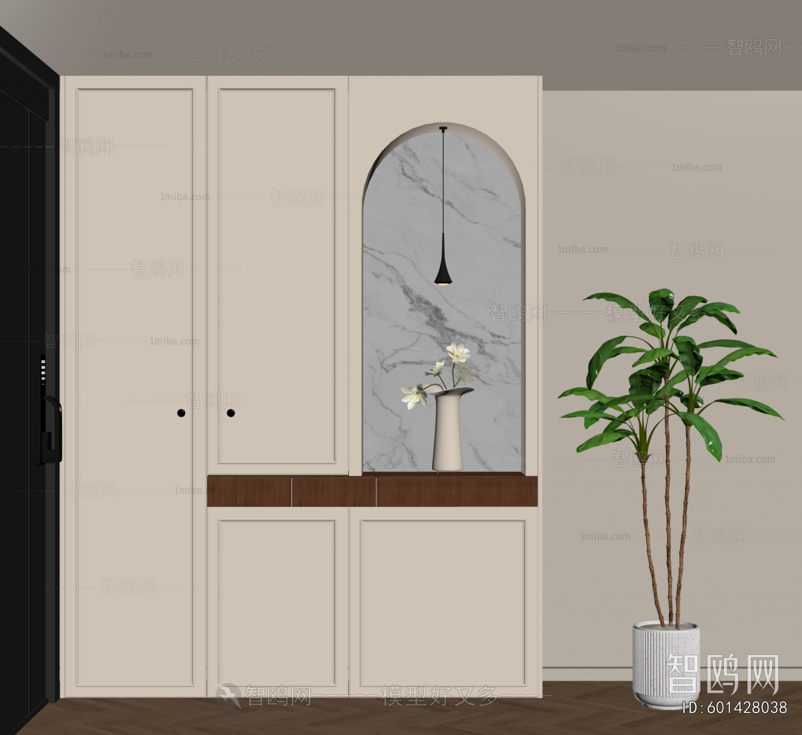 Modern Entrance Cabinet