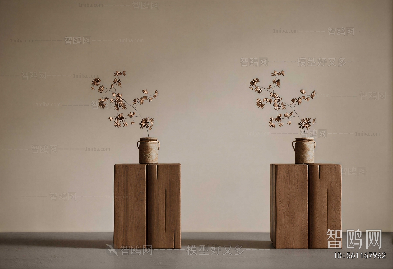 Wabi-sabi Style Dried Branch