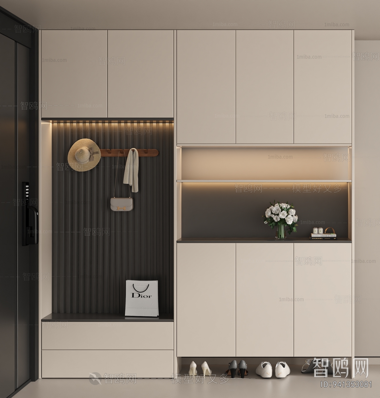 Modern Shoe Cabinet