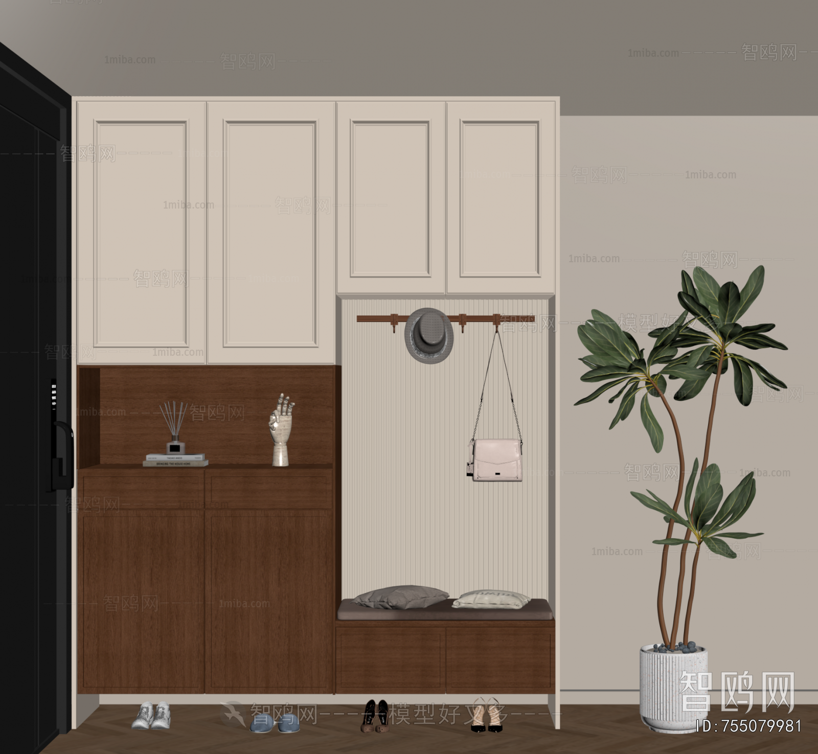 Modern Shoe Cabinet