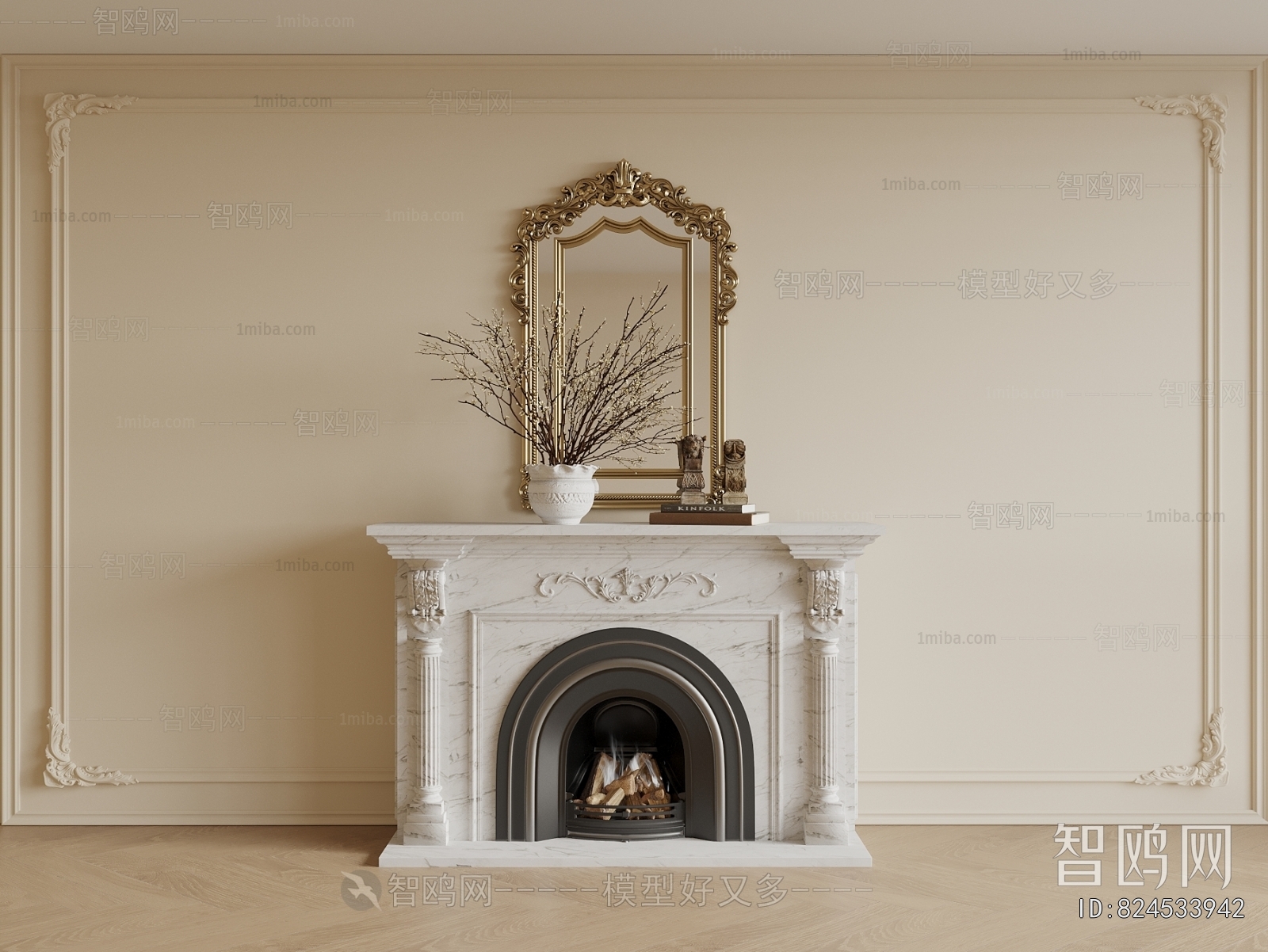 French Style Fireplace