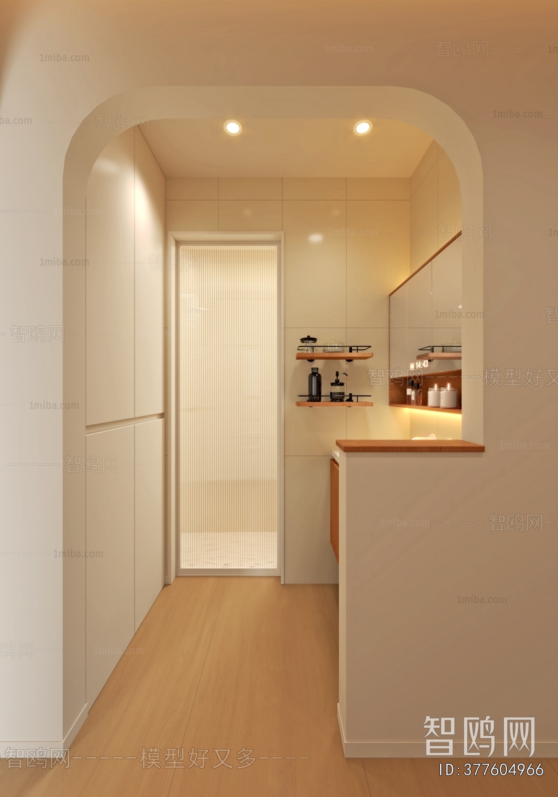 Modern Clothes Storage Area