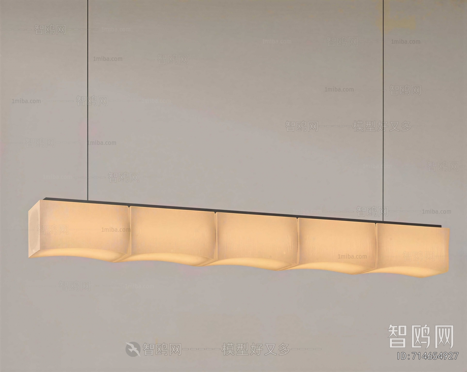 Modern Long Chandelier